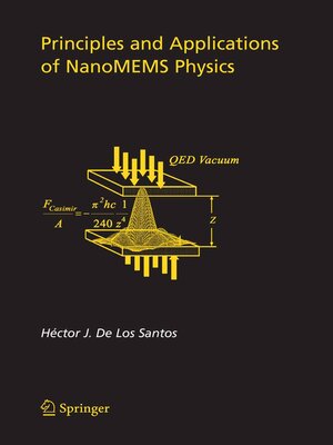 cover image of Principles and Applications of NanoMEMS Physics
